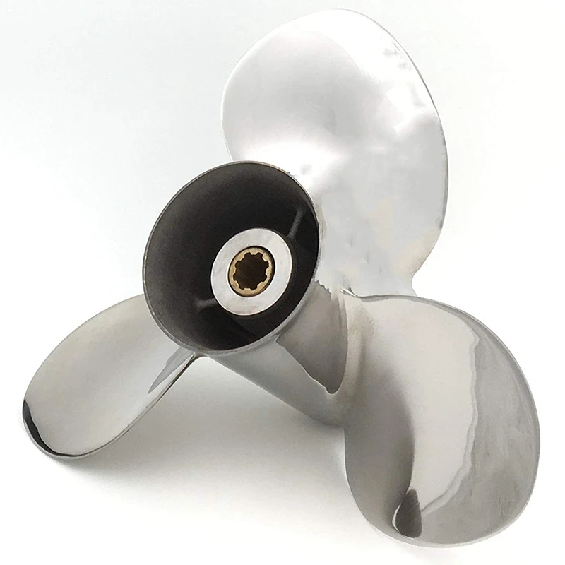 Stainless Steel Outboard Propeller 9 1/4X10 For YAMAHA 9.9-15HP