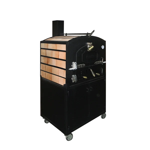 Eco-friendly charcoal oven smokeless wood fire pizza oven with thermometer