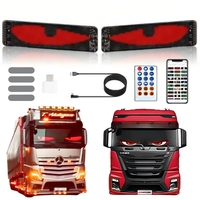 2PCS Devil LED Eyes For Car Truck Windshield LED Eyes Programmable Flexible LED Sign Screen Window Animated LED Eyes For Cars