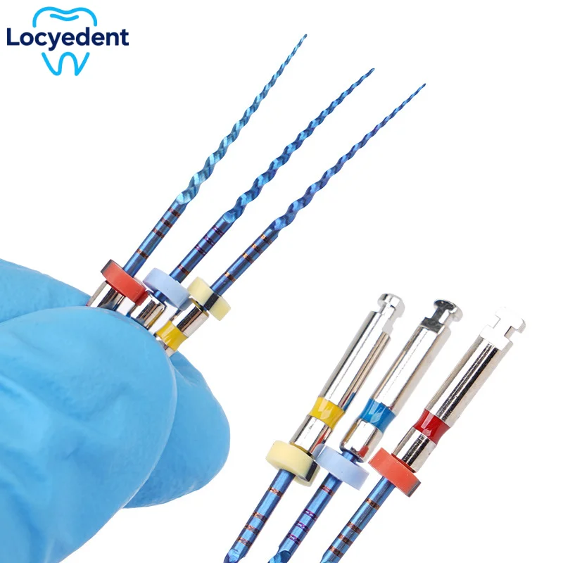 

6Pcs/Box Dental Heat Activated Root Canal Files Endodontic Engine Use File NiTi Super Rotary Dentistry Tools