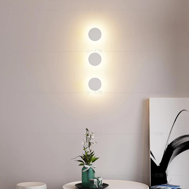 Imagem -04 - Modern Nordic Led Lâmpada de Parede para o Quarto Cabeceira Designer Minimalista Branco Personalidade Cabeceira Branco