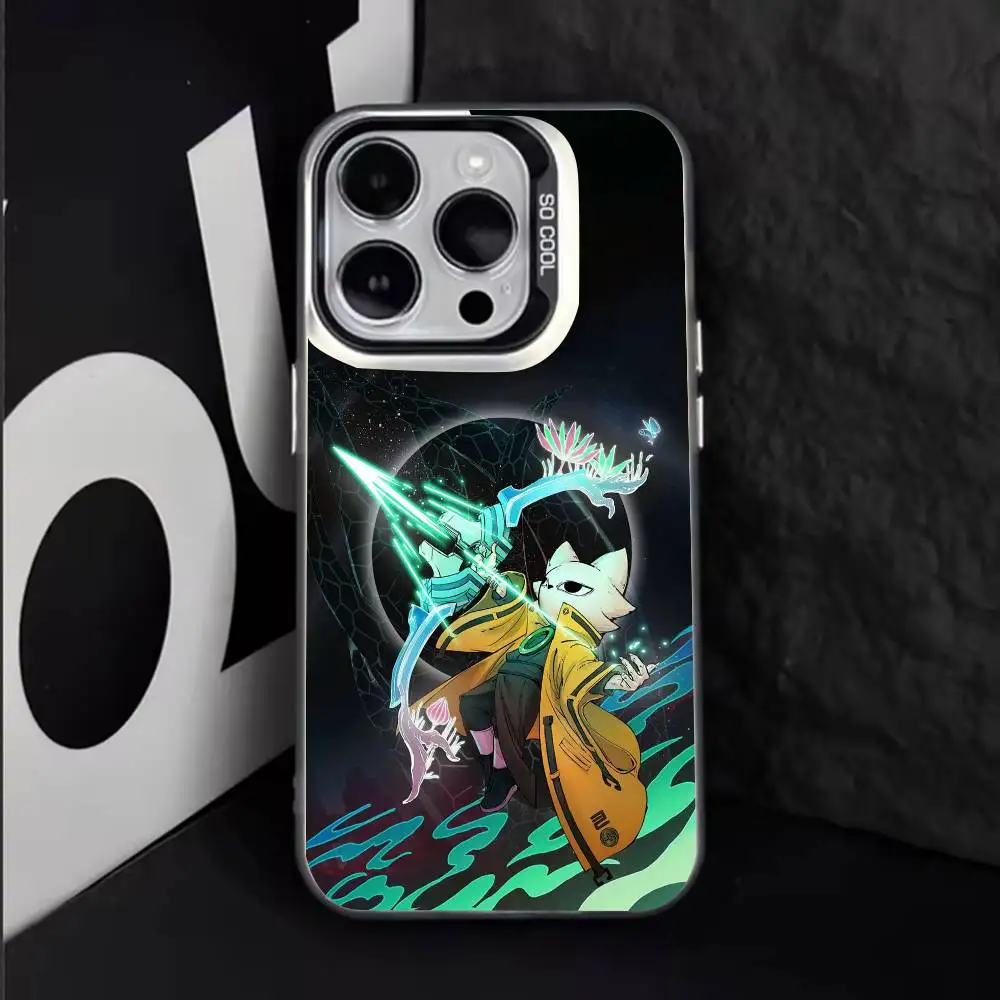 N-Nine Sols Game Phone Case For iPhone17,16,15,14,13,12,11 Plus,Pro Max White Matte Shockproof Cover