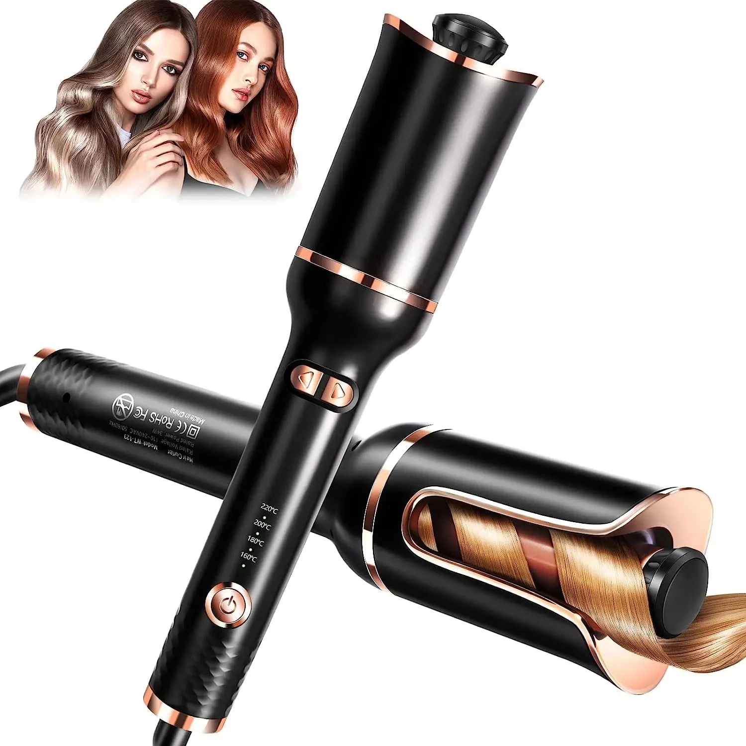 

Hair Curler Automatic Curling Iron Rotating Styling Tool Professional Automatic Hair Curler Air Tourmaline Ceramic Heater Waver