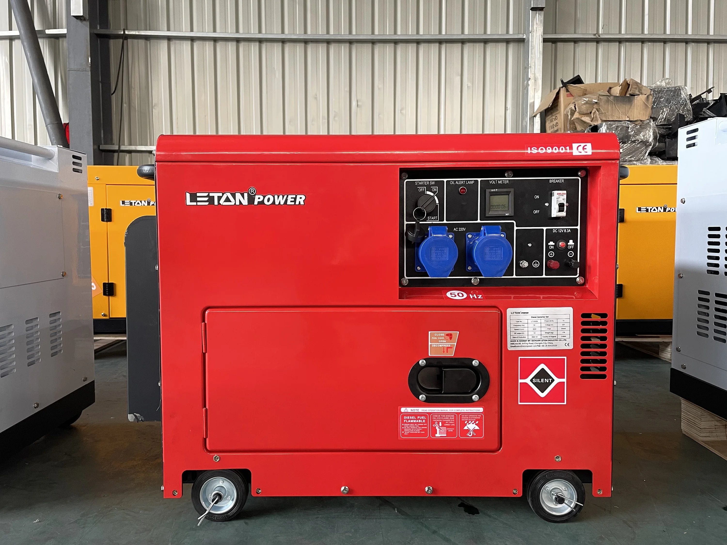 For LETON POWER super silent 10kva diesel back up generator set price for home use diesel generator 10kva