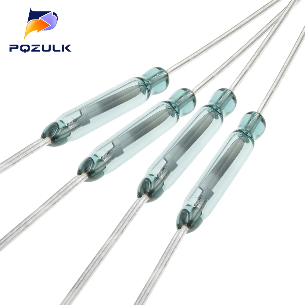 5Pcs Reed Switch 3 pin 2.5X14MM Magnetic Switch Normally Open and Normally Closed Conversion