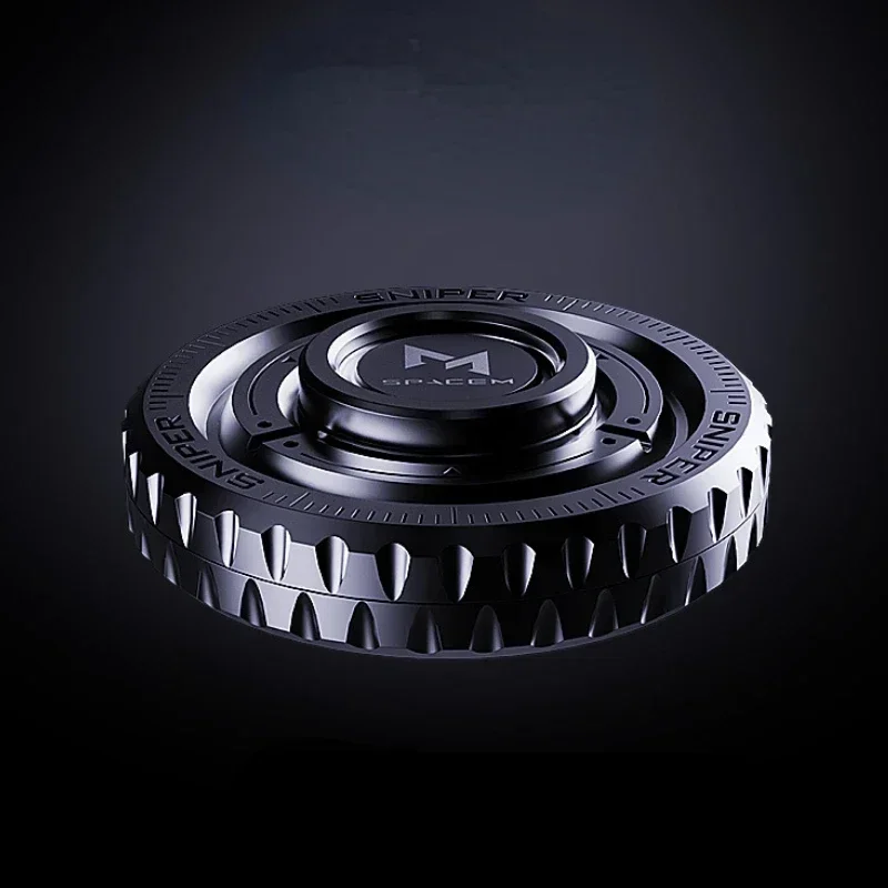 Ratelwiel Fidget Spinner Magnetische Push-kaart Mechanische Slider Duwplaat EDC Metaal Zintuiglijk Verlichten Anti Stress Relief Speelgoed