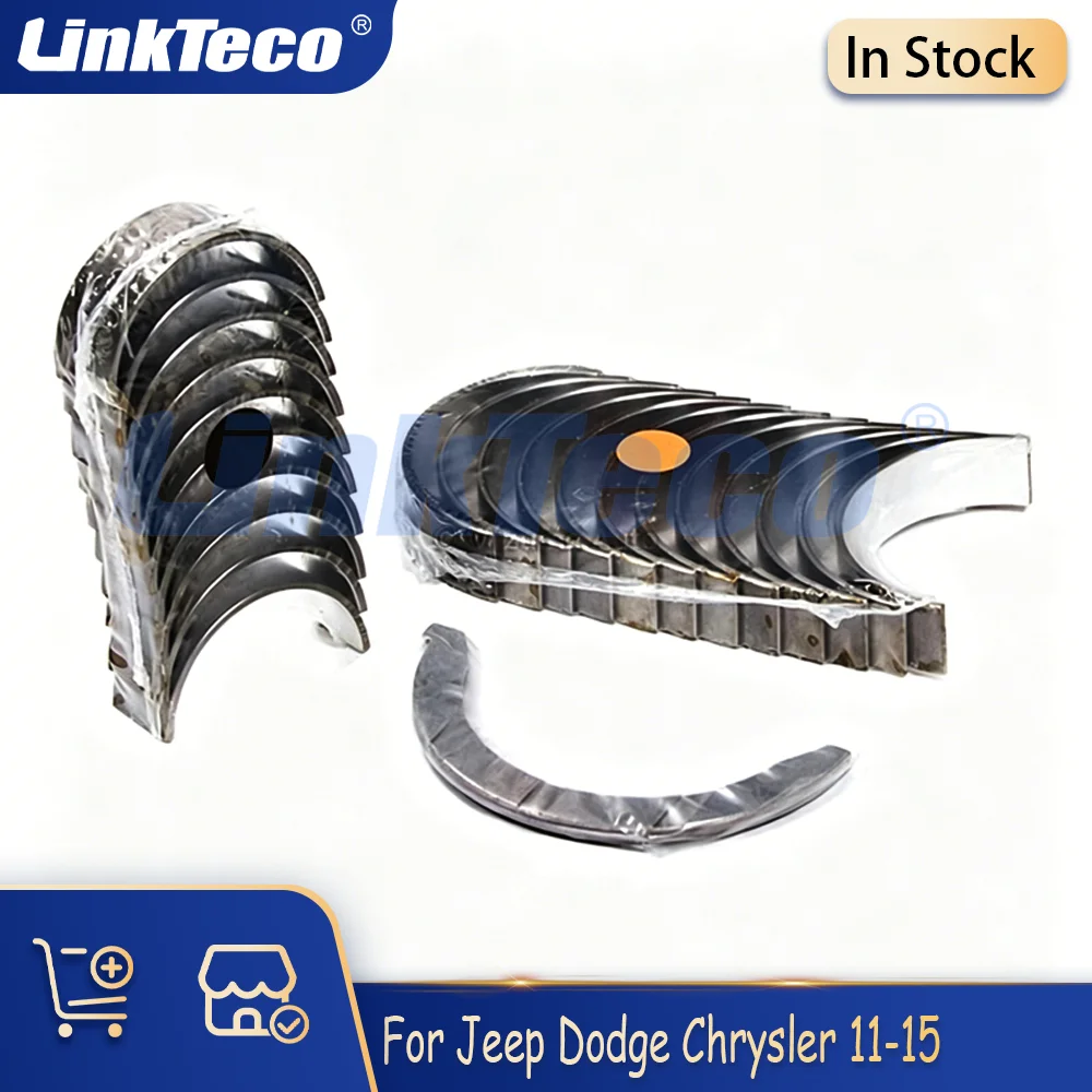 Kit de Rolamentos de Motor com Arruelas de Apoio para Motores 3.6L - Compatível com Chrysler 200, Dodge Challenger, Avenger, Charger, Jeep Wrangler 11-15
