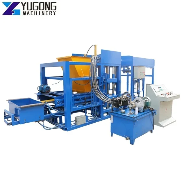 YG Cost Effective QT4-15 Automatic Interlocking Small Manual Business Ideas Indian Videos Brick Making Machine Price