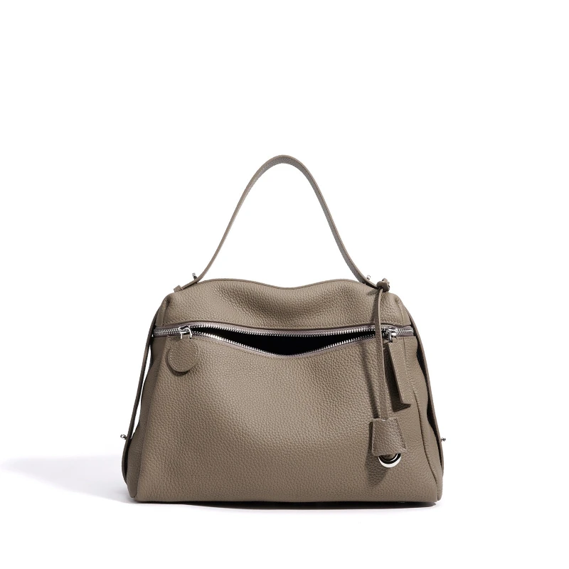

Jonlily Women Genuine Leather Shoulder Bag Female Handbag Totes Casual Crossbody Bag Small Daybag Purse Commuter Bag -KG2218