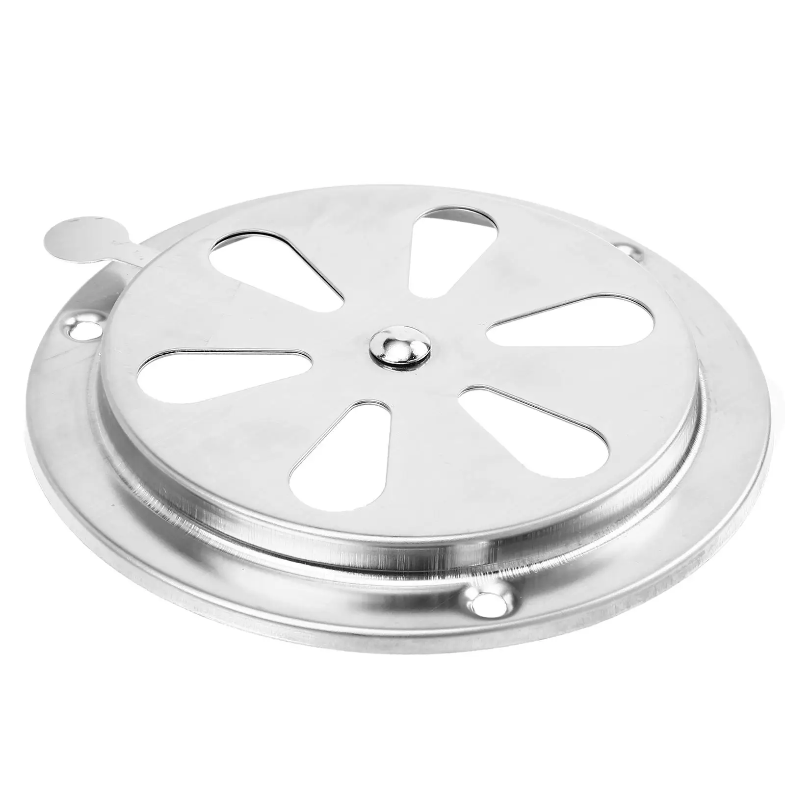 Stainless Steel Louver Round Grille Cover Air Exhaust Home Boat Air Vent Grille Cover Yacht Caravan Marine Ventilator