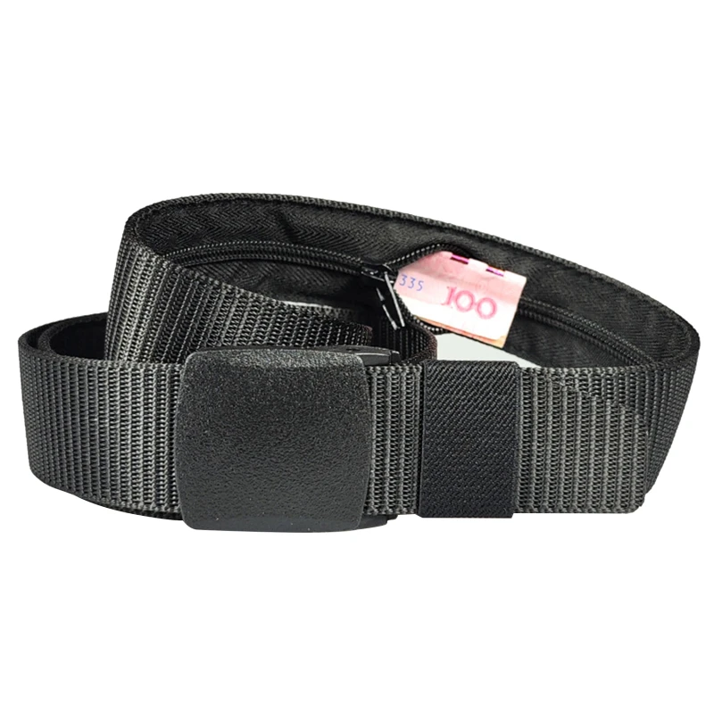 

Travel Hidden Cash Anti Theft Waist Belt Outdoor DIY Strap Belt Waist Packs Wallet Hiding Money Belt Length 120cm