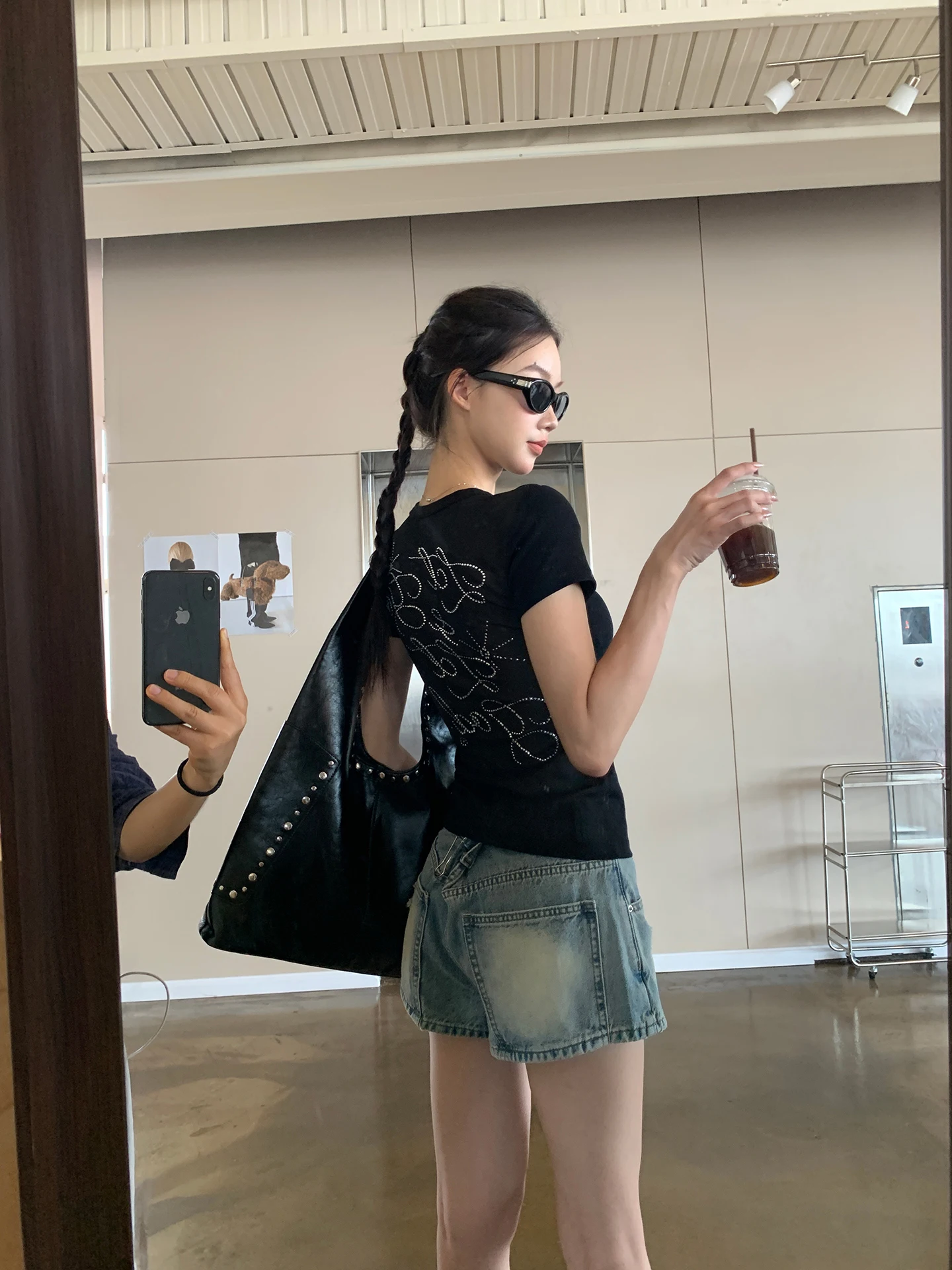 

Blue Denim A-Line Skirt Women's Summer 2025 New Sle Bodycon Cotton ort Skirt Low Waist ket Design Commute Wear