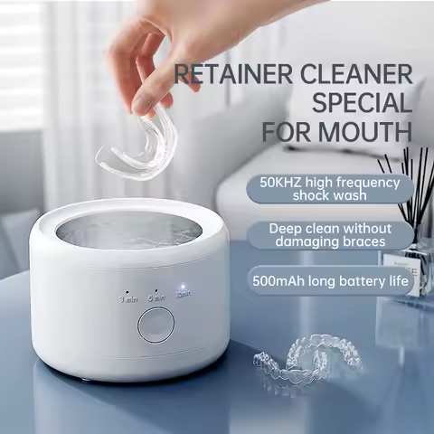 Sonic cleaning machine, denture cleaning machine, USB dental brace cleaning machine