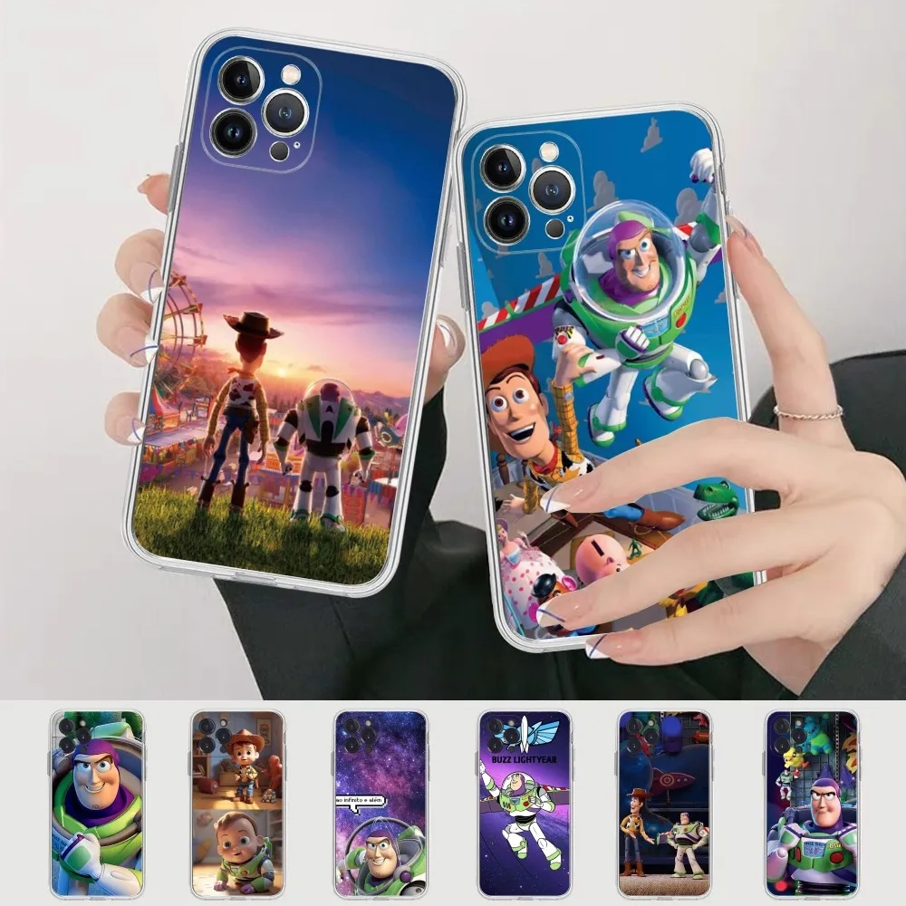 Disney Toy Story Buzz Lightyear Phone Case For iPhone 15 14 11 12 13 Mini Pro XS Max Cover 6 7 8 Plus X XR SE 2020 Funda Shell