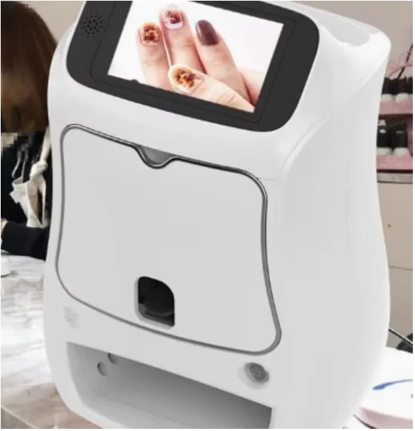 Commercial Use Intelligent Nail Printer WiFi Bluetooth Wireless With Automatic Painting & Drying Supply