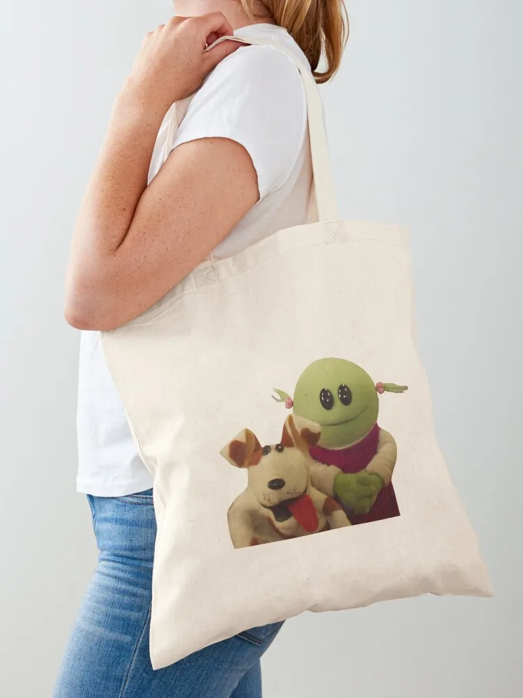 Nanalan Mona and Russer Tote Bag canvas tote bags reusable shopping bag Reusable bags Canvas Tote Bag