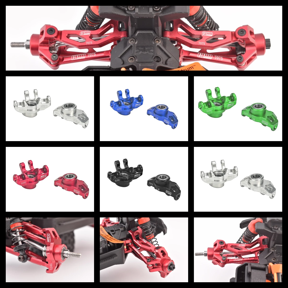 

Передний рулевой блок из сплава GPM 7075 для ARRMA 1/18 Granite Grom 1/14 Typhon Grom RTR-ARA2106
