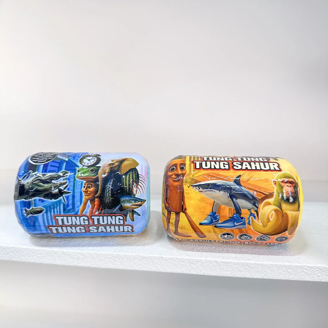 16 stücke HEIßER Lilo & Stitch Blind Box Tung Sahur Figur Spielzeug Stich Kapsel Blind Box Überraschung Schlüsselbund Seil Puppe spielzeug Kinder Geschenk