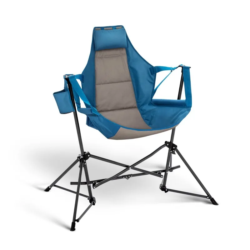 Portable Folding Swinging Hammock Chair for Outdoor Camping with Carry Bag Comfortable Relaxing Swing Chair
