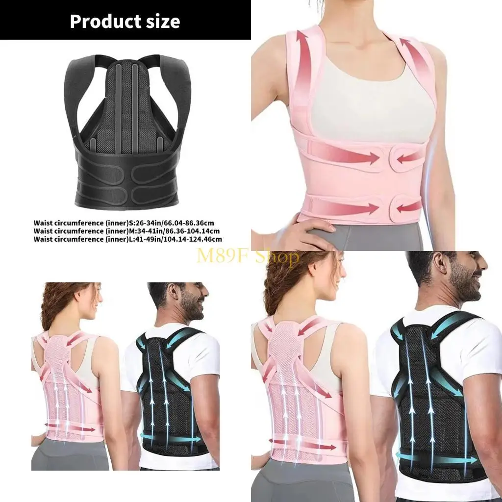 

M89F Ergonomic Back Posture Corrector for Reducing Back Discom Adjustable Support