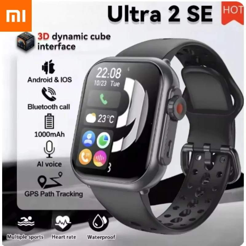 

Xiaomi New Watch Ultra 2 SE Мужчины 1000 мАч Аккумулятор 3D динамический HD AMOLED Дисплей Вызов GPS IP68 Спортивный Смарт-браслет Для IOS Android