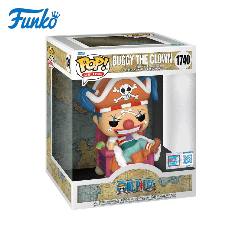 

Funko POP! One Piece Buggy The Clown #1740 Action Figure – Anime Collectible, Cute Desktop Decoration, Perfect Gift for Fans