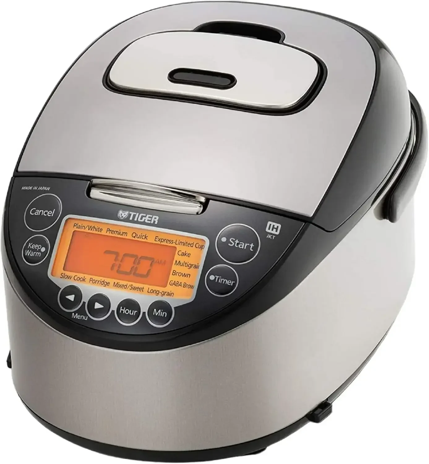 

Tiger Corporation JKT-D18U 10-Cup Capacity Induction Heating Electric Rice Cooker with 12 Menu Setting, 24-Hour Keep Warm