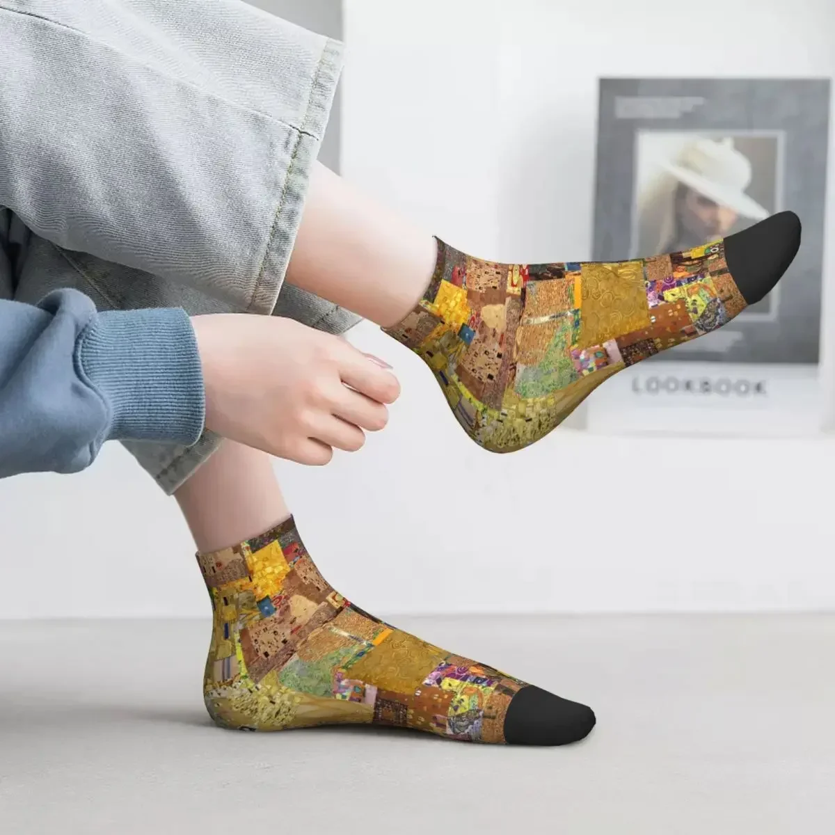 Gustav Klimt Socks Harajuku Super Soft Stockings All Season Socks Accessories for Man's Woman's Christmas Gifts