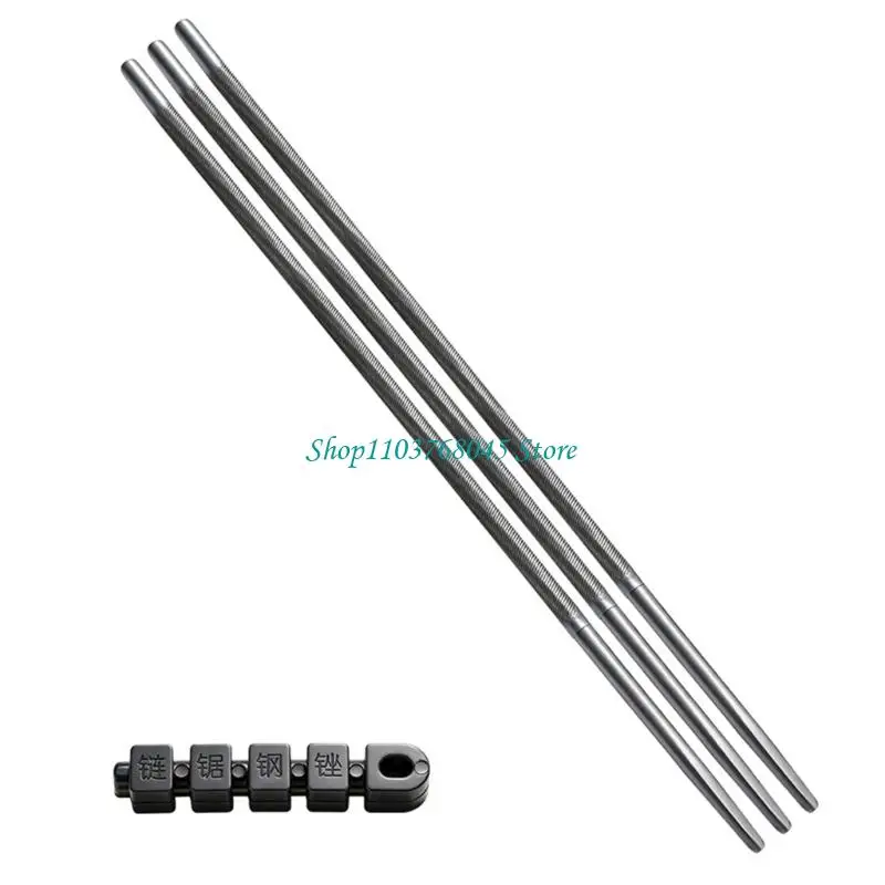R53F Chainsaw Sharpening File Set, Chainsaw Chain Sharpener Sawer Tooth Sharpening Tool Steel Construction Tool