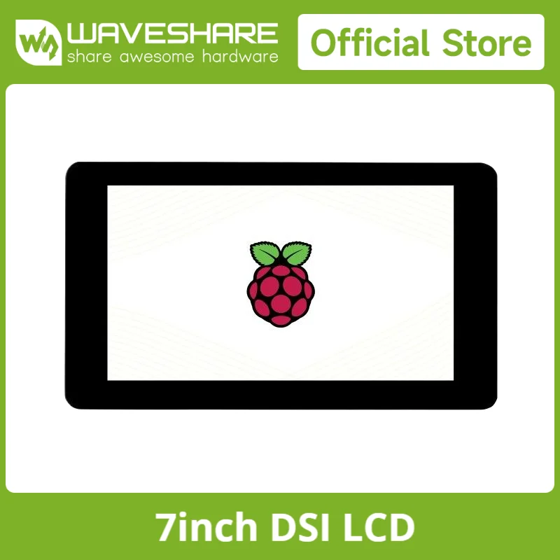 Waveshare 800×480 7inch Capacitive Touch Display for Raspberry Pi 5/4B/3B+/3A+/3B, DSI Interface
