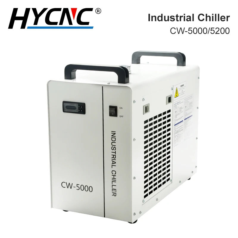 

CW5000 CW5200 Industrial Air Chiller, CNC Milling Machine Water Circulation Spindle Cooling, CO2 Laser Tube 150W Cooling