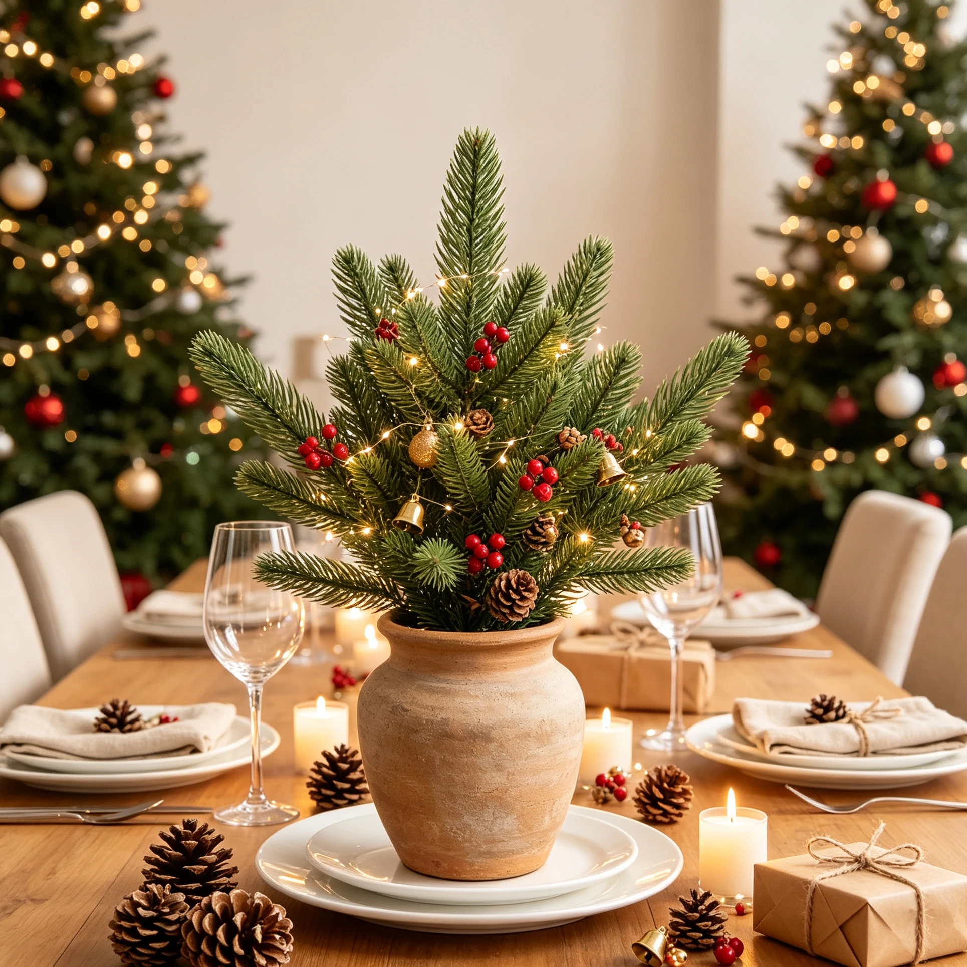 40/80Pcs plantas artificiales - Christmas Tree Artificial reseña y precio