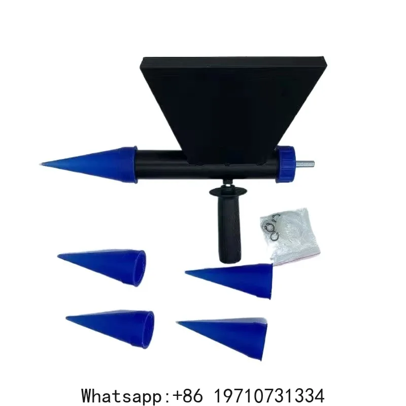 Electric Cement Mortar Sprayer Convenient High Efficiency with 4 Removable Nozzle Automatic Grouting Machine for Wall Outdoor