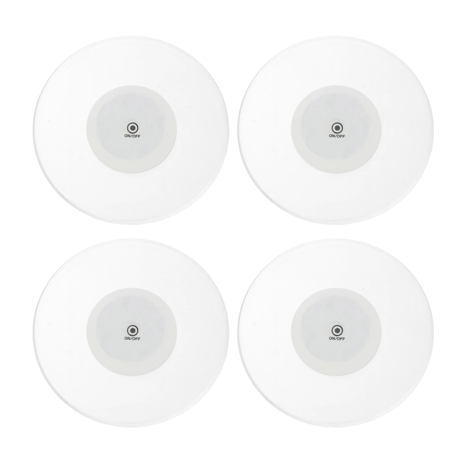 

4 Pcs Luminous Coaster Transparent Cup Holders for Party Crystal Universal Mug Holding Mat Glass Ultra Gifts