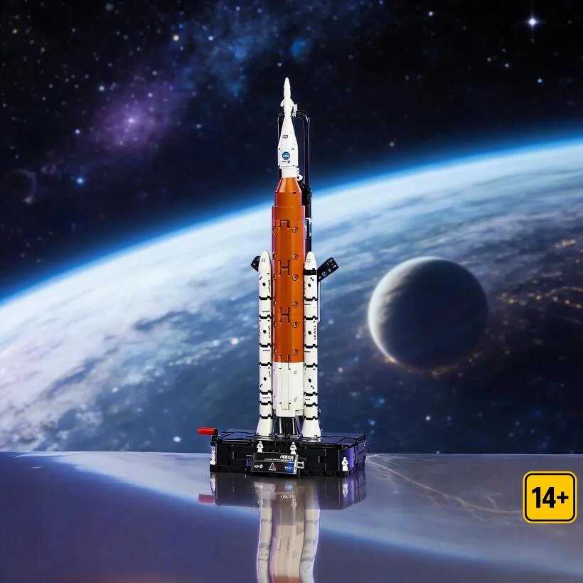 2026 NEW Space Launch System Rocket Bricks, 632PCS STEM Building Toy for Adults Birthday Party Gifts Compatible With Legoed view 4