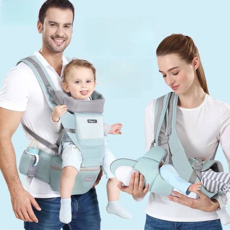 Ergonomic Newborn Baby Carrier Wrap Backpack With Storage Bag 0-3 Years Infant Swaddle Waist Stool Carrier Baby Hipseat Kangaroo