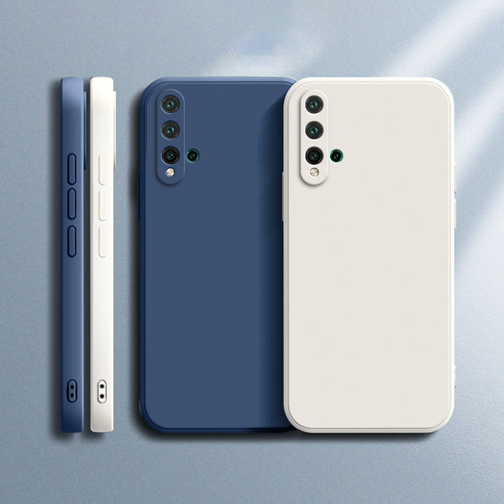 Original Phone Case for Huawei Honor 20 Square Matte Silicone Honor20 Honor 20 Soft Luxury Shockproof Thin Cover Funda