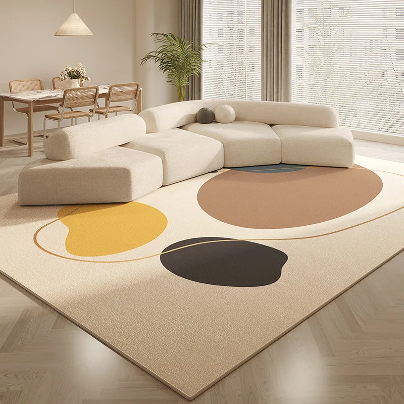Nordic Style Carpets for Living Room Washable Non-slip Floor Mat Modern Minimalist Geometric Rugs for Bedroom Decor Carpet Large