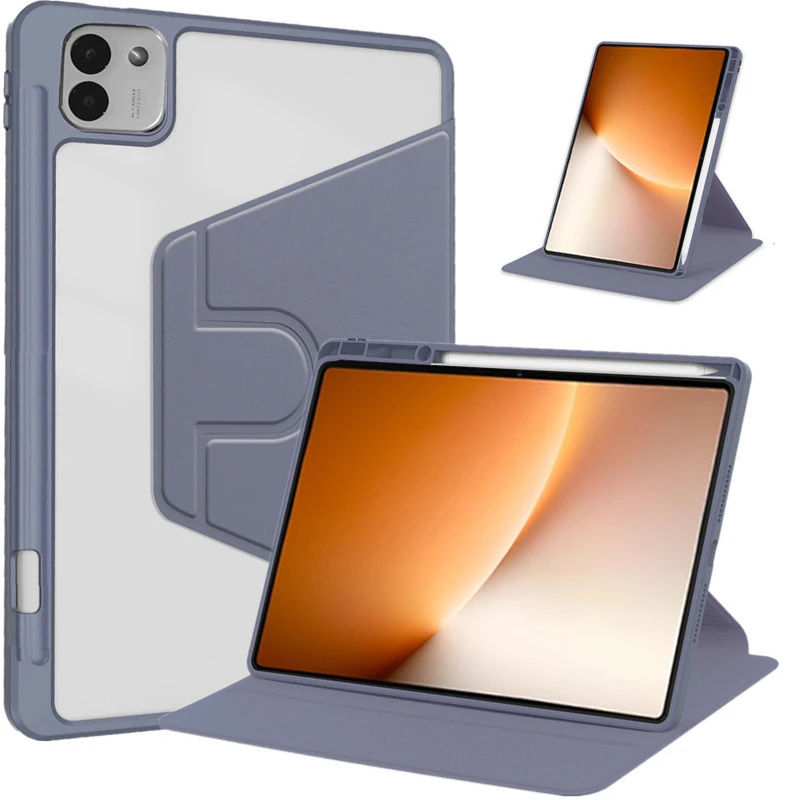 

For Honor MagicPad3/3 Pro Case 13.3 inch 2025 Rotating With Pencil Holder Acrylic Back Funda CGA-W00/YLP-W00 13.3" Tablet Cover