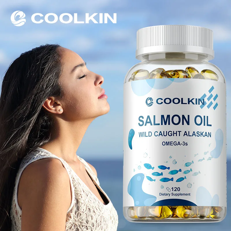

Salmon Oil - Promotes Brain, Heart, Joint, and Skin Health, Enhances Immune Function, and Replenishes Energy