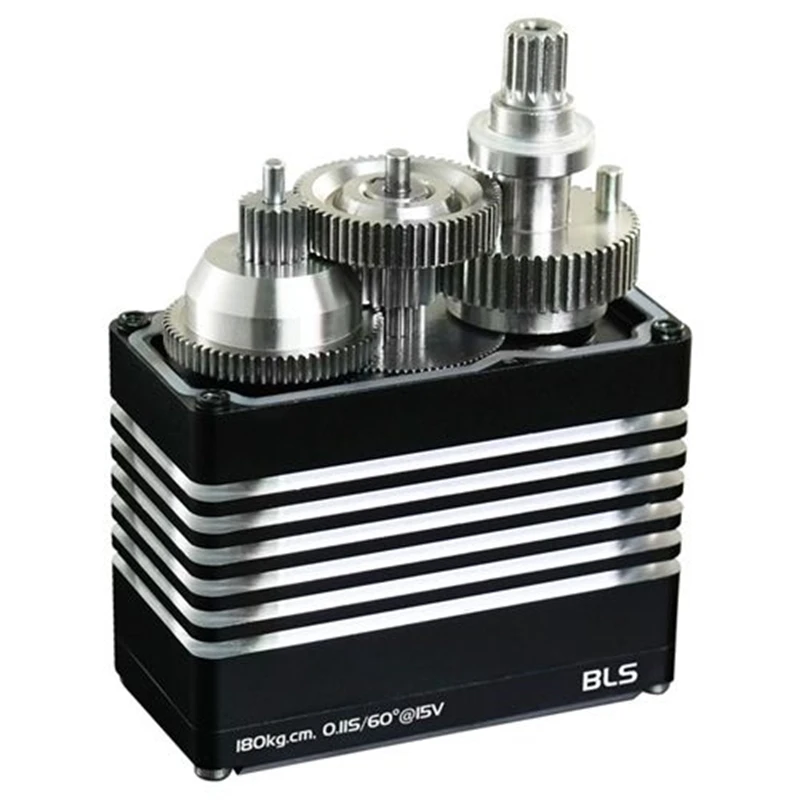 KINGMAX S180 370g 180kg Digital Steel Gears All Metal High Torque Waterproof Servo for RC Boat