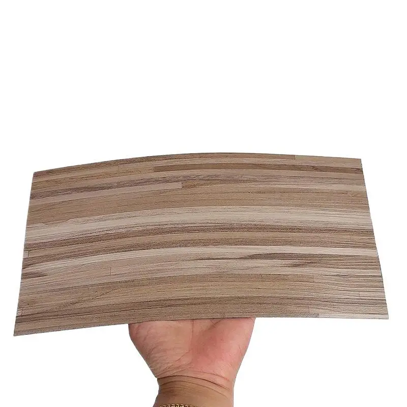 1 pièce 1:12 maison de poupée meubles mur sol décor Miniature maison de poupée PVC Imitation bois plancher Mini planches de sol carrelage