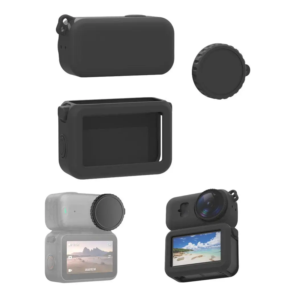 Picture 4: For DJI OSMO NANO Action Camera Silicone Case, Shockproof Scratchproof Full Protection Cover, Camera Protector Accessories