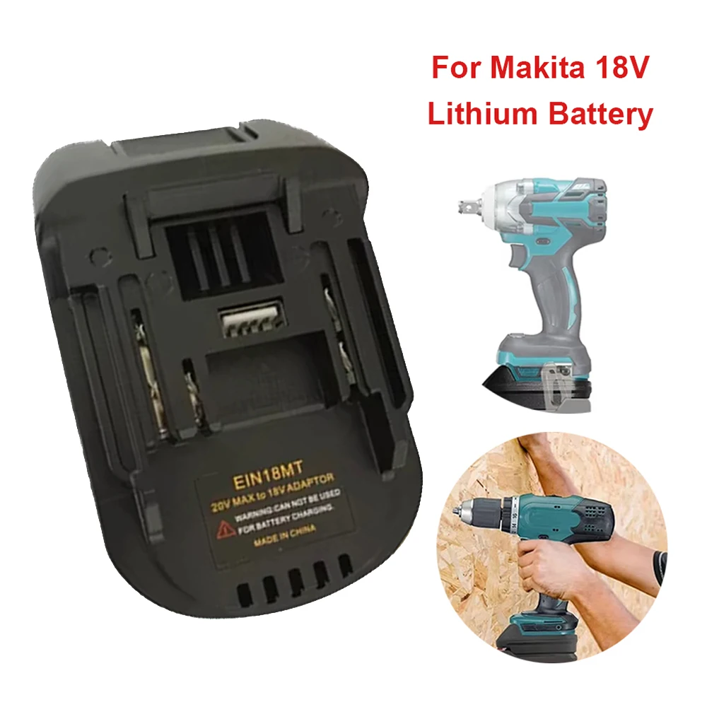 Akku-Adapter für Einhell 18 V Li-Ionen-Akku-Konverter für Makita 18 V Lithium-Akku-Elektrowerkzeuge für Makita 18 V Werkzeug