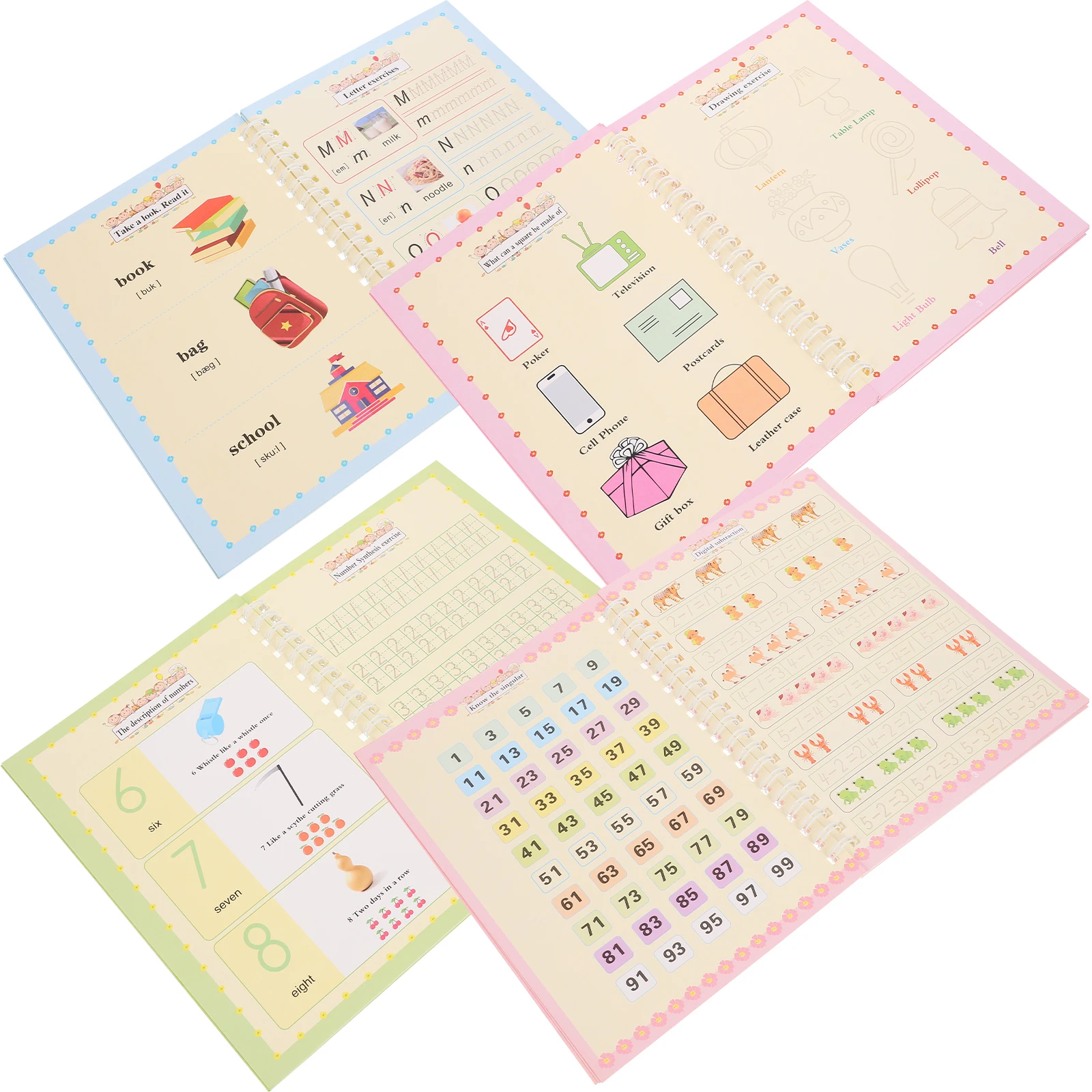 

Practice Copybook Calligraphy Books Writing Paper Handwriting Exercise Preschool