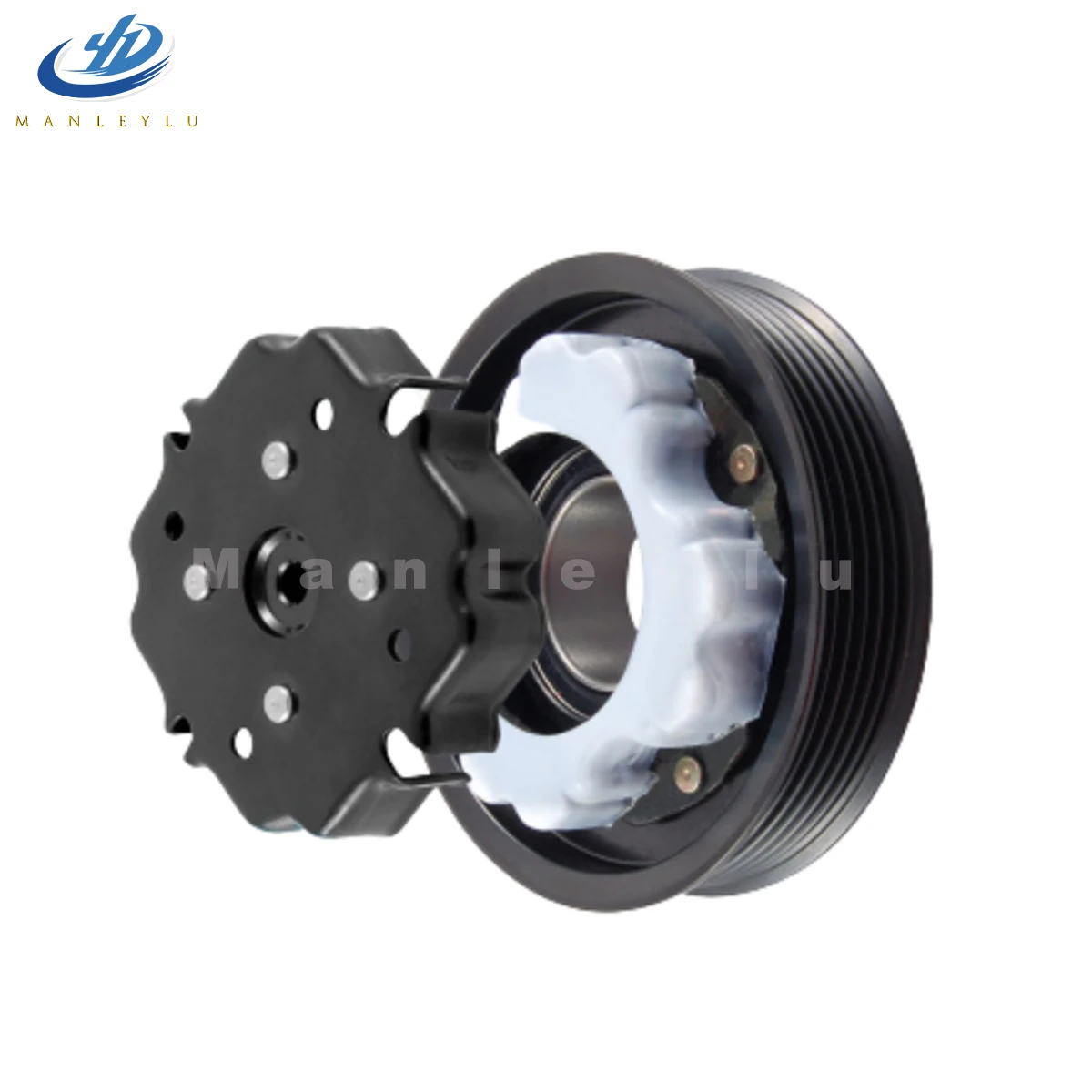 AC Air Conditioning Compressor Clutch Pulley For SKODA FABIA 6Y SEAT IBIZA 6L VW POLO 9N 6Q0820803D  6Q0820803G