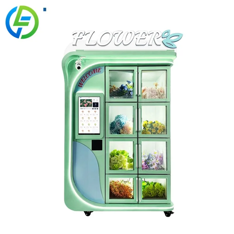 

Customized Smart Locker Flower Vending Machine Customize Design Automatic Fresh Flower Supplier Display System Solution