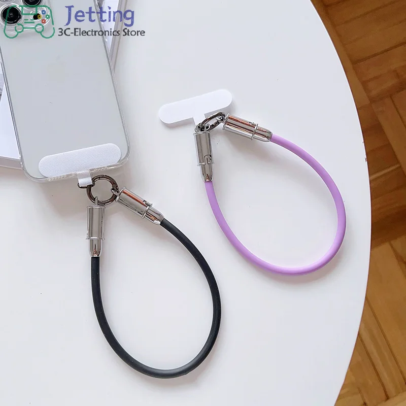 2in1 Type-C Data Cable Phone Chain Silicone Strap For Lightning For Phone PD 60W Fast Charging For Huawei Xiaomi