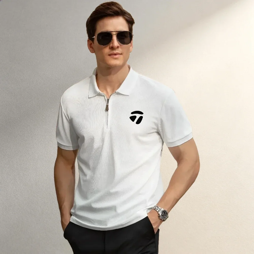 Men's Clothing Tops&Tees Polo Shirts Hot Sale Solid Basic Polo Shirt Men Short Sleeve Soft Breathable Loose Fit Casual Man Daily