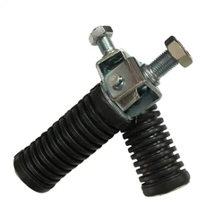 1 Paar Universal Motorrad hinten Sozius FuĂrasten FuĂstĂŒtzen FuĂrasten ruht 10mm Gewinde